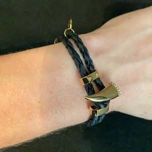 Henri Bendel leather wrap bracelet